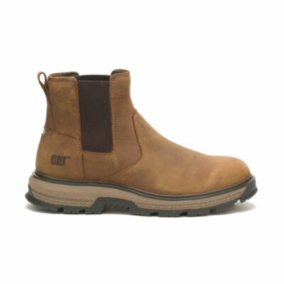 Men Pull-Ons | Cat Footwear Men Exposition Chelsea Work Boot Pullons Pyramid