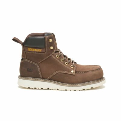 Men Steel Toe | Cat Footwear Men Calibrate Steel Toe Work Boot Boots Khaki