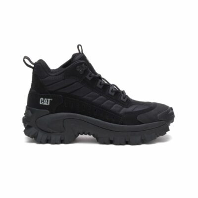 Women Chunky Sneakers | Cat Footwear Intruder Mid Shoe Sneakers Black