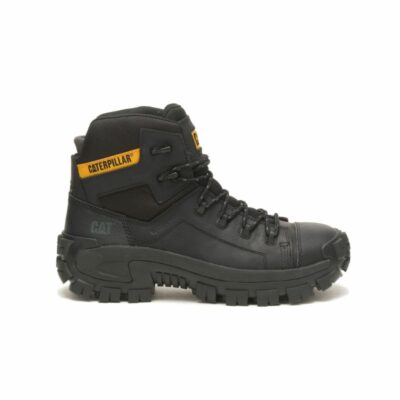 Men Safety Toe | Cat Footwear Men Invader Hiker Waterproof Composite Toe Work Boot Boots Black