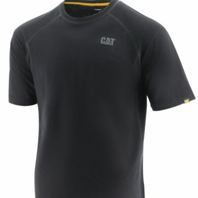 Men Tops & Outerwear | Cat Footwear Men Performance Short Sleeve Tee Short Sleeves Black