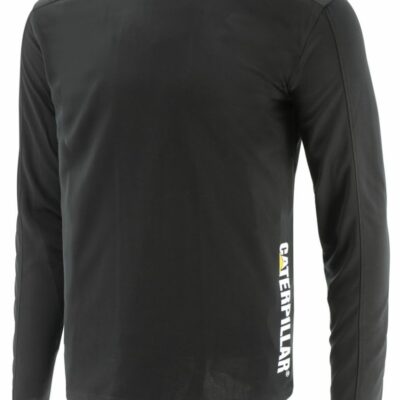 Men Tops & Outerwear | Cat Footwear Men Coolmax Long Sleeve Tee Long Sleeves Black