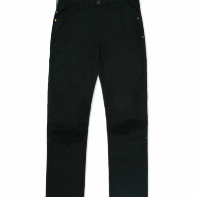 Men Pants | Cat Footwear Men Double Front Stretch Canvas Straight Fit Utility Pant Bottoms Black