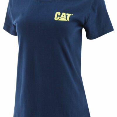 Women Tops & Outerwear | Cat Footwear Women Trademark Tee Short Sleeves Detroit Blue