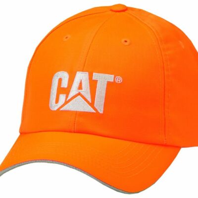 Men PPE | Cat Footwear Men Hivis Trademark Cap Hats Orange