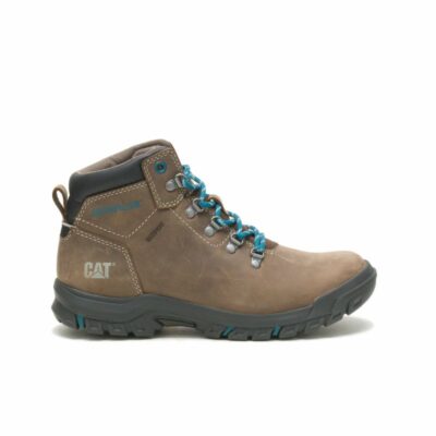 Women Soft Toe | Cat Footwear Women Mae Waterproof Work Boot Boots Bay Leaf