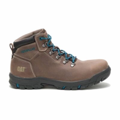 Women Boots | Cat Footwear Women Mae Steel Toe Waterproof Work Boot Boots Bay Leaf