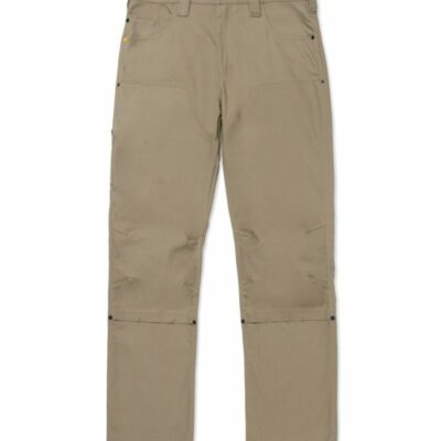 Men Pants | Cat Footwear Men Double Front Stretch Canvas Straight Fit Utility Pant Bottoms Khaki