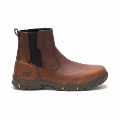 Women Pull-Ons | Cat Footwear Women Abbey Steel Toe Work Boot Pullons Butterscotch