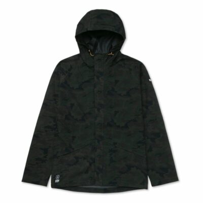 Men Tops & Outerwear | Cat Footwear Men Essential Rain Jacket Jackets Night Camo