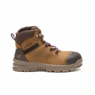 Women Waterproof | Cat Footwear Women Accomplice X Waterproof Steel Toe Work Boot Boots Crisp