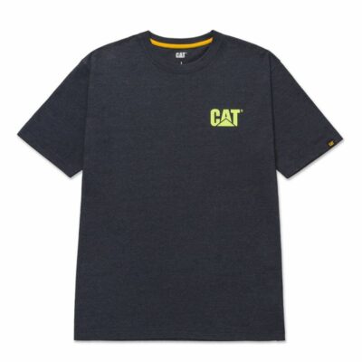 Men Tops & Outerwear | Cat Footwear Men Trademark Tee Short Sleeves Navy Heather