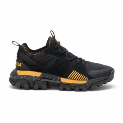 Women Chunky Sneakers | Cat Footwear Raider Sport Sneakers Casual Shoes Black/cat Yellow