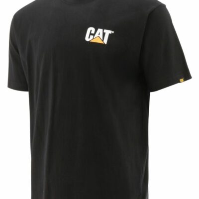 Men Tops & Outerwear | Cat Footwear Men Trademark Tee Short Sleeves Black