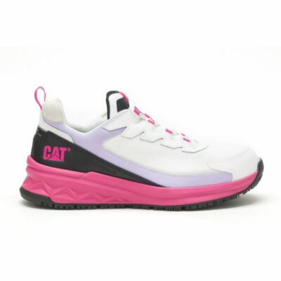 Women Shoes | Cat Footwear Women Streamline Runner Carbon Composite Toe Work Shoe Sneakers Bright White/black