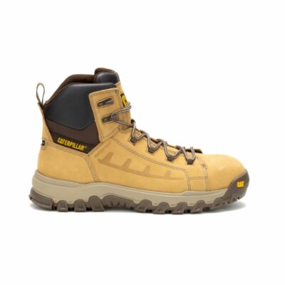 Men Safety Toe | Cat Footwear Men Threshold Rebound Waterproof Composite Toe Work Boot Boots Honey Reset